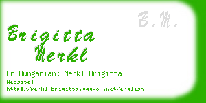 brigitta merkl business card